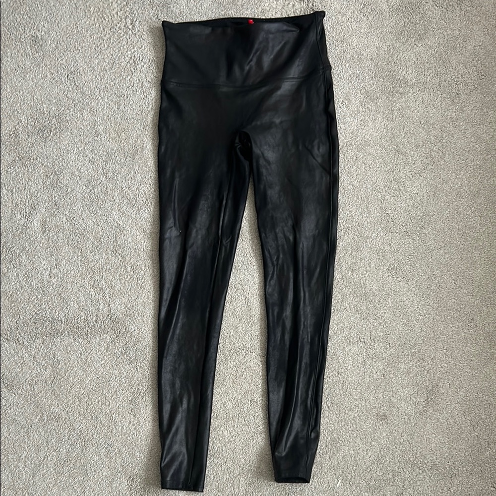 Spanx Black High-Waisted Leggings